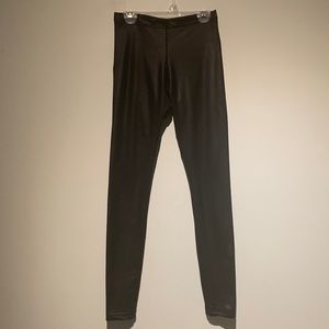 🔥🔥🔥 American Apparel Metallic Legging. Matte black. Size Medium